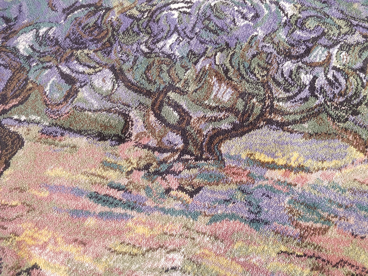 Rug with the Olive Trees by Vincent Van Gogh by Ege Axminster A/S, 1990s 4