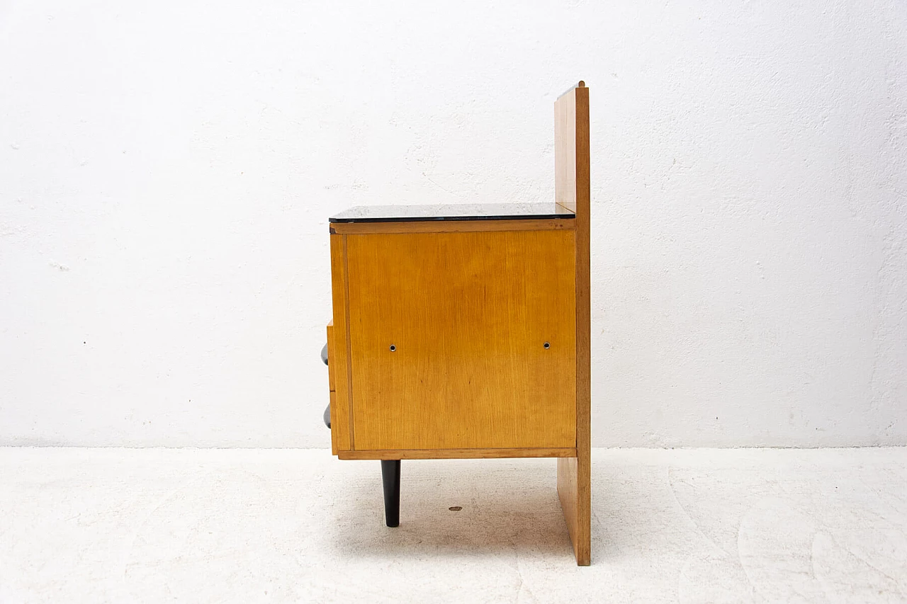 Pair of bedside tables by Mojmír Požár for UP Závody in ash, 1960s 19