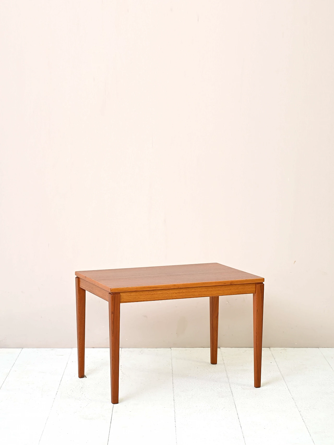Tavolino scandinavo in teak, anni '60 2