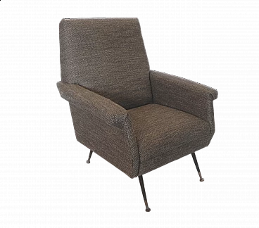 Gray armchair in the style of Marco Zanuso, 1960s