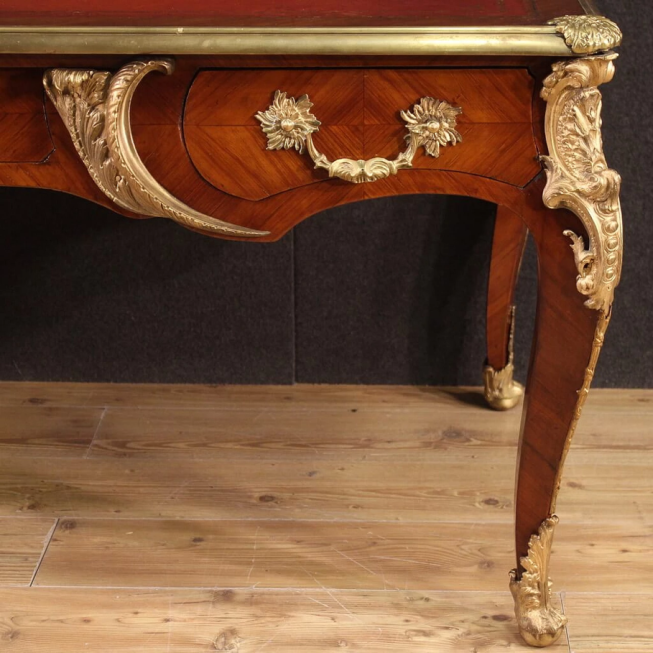 Scrivania in legno stile Luigi XV, primo '900 3