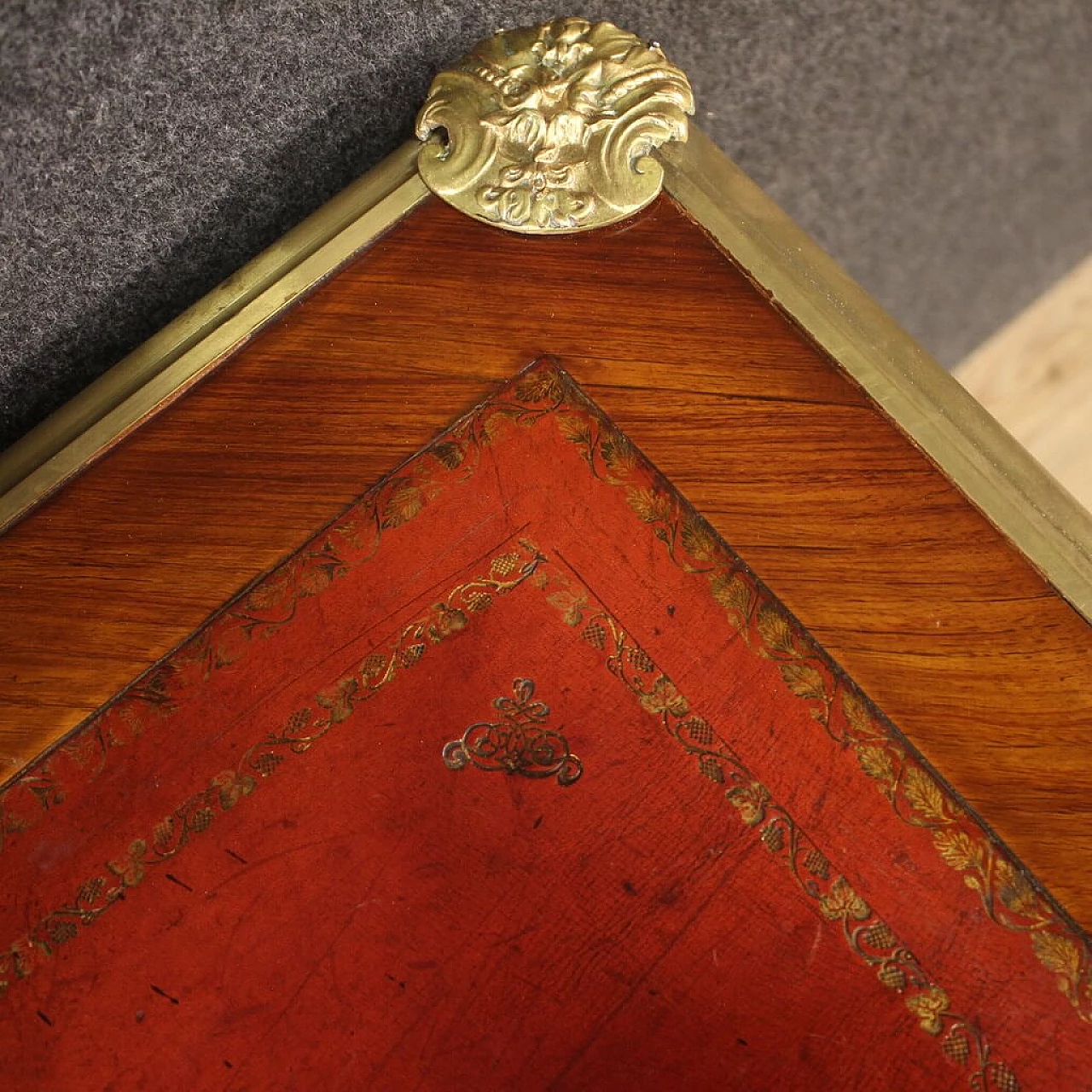 Scrivania in legno stile Luigi XV, primo '900 9