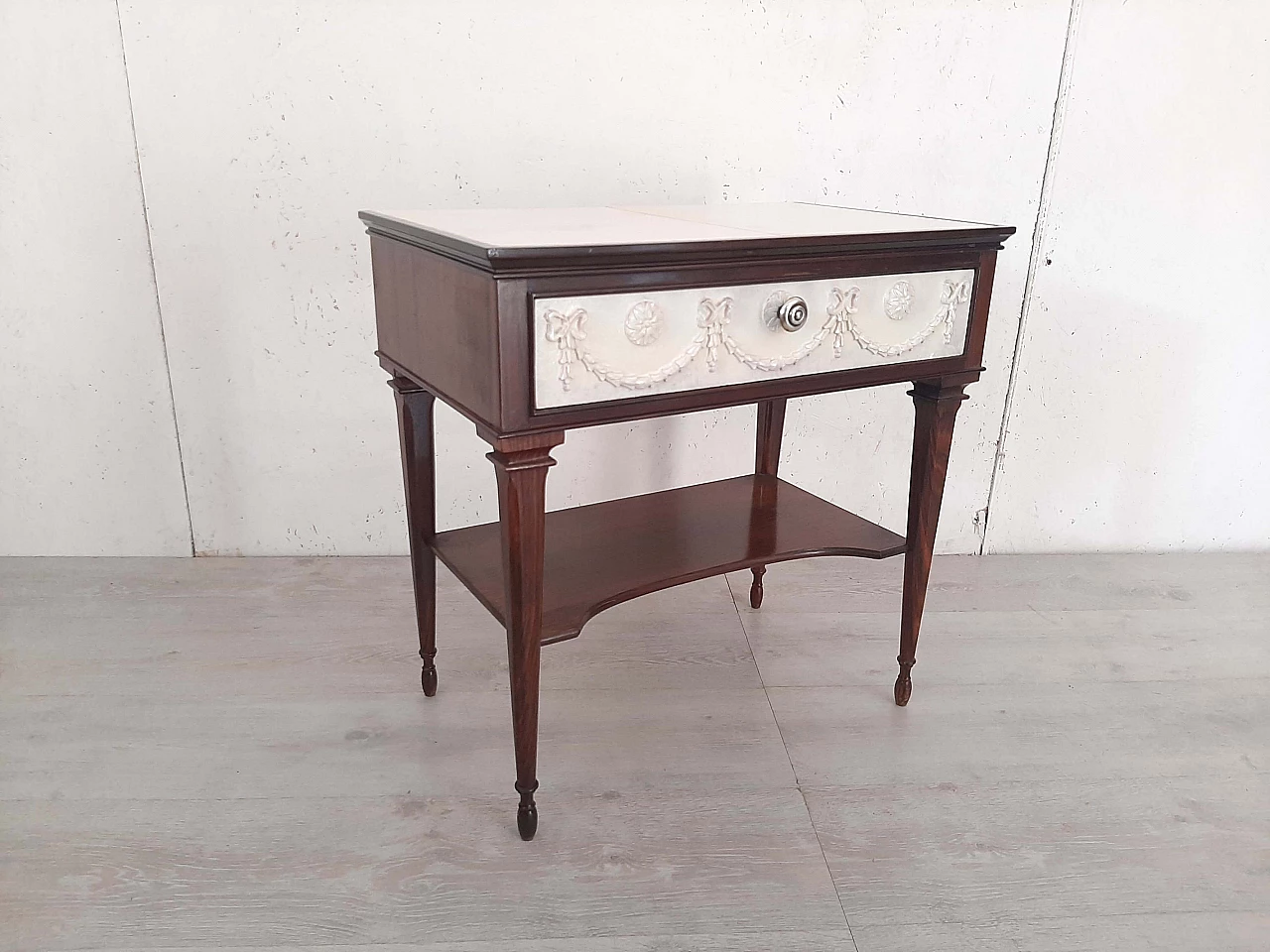 Rosewood bedside table by La Permanente Mobili Cantù, 1940s 2