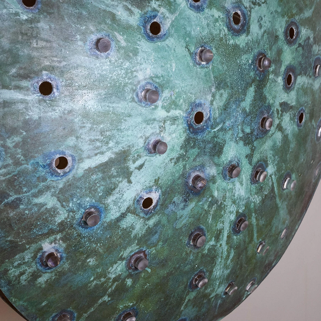 Gong sculptural metal chandelier by Cellule Creative Studio, 2000s 7