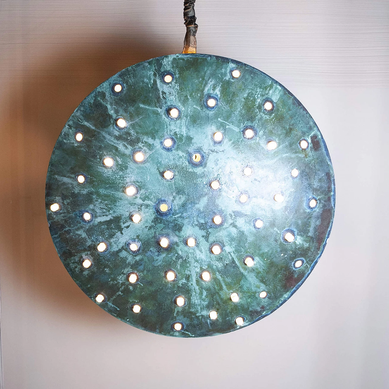 Gong sculptural metal chandelier by Cellule Creative Studio, 2000s 12
