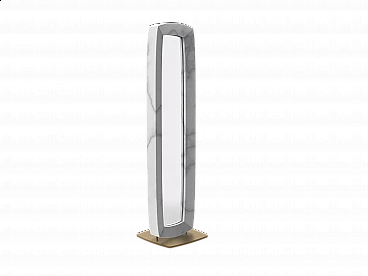 OR5 floor lamp in Carrara marble with gilded base