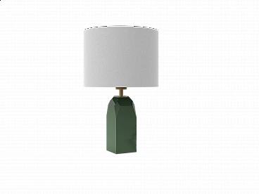 OR57 table lamp in Guatemala green marble