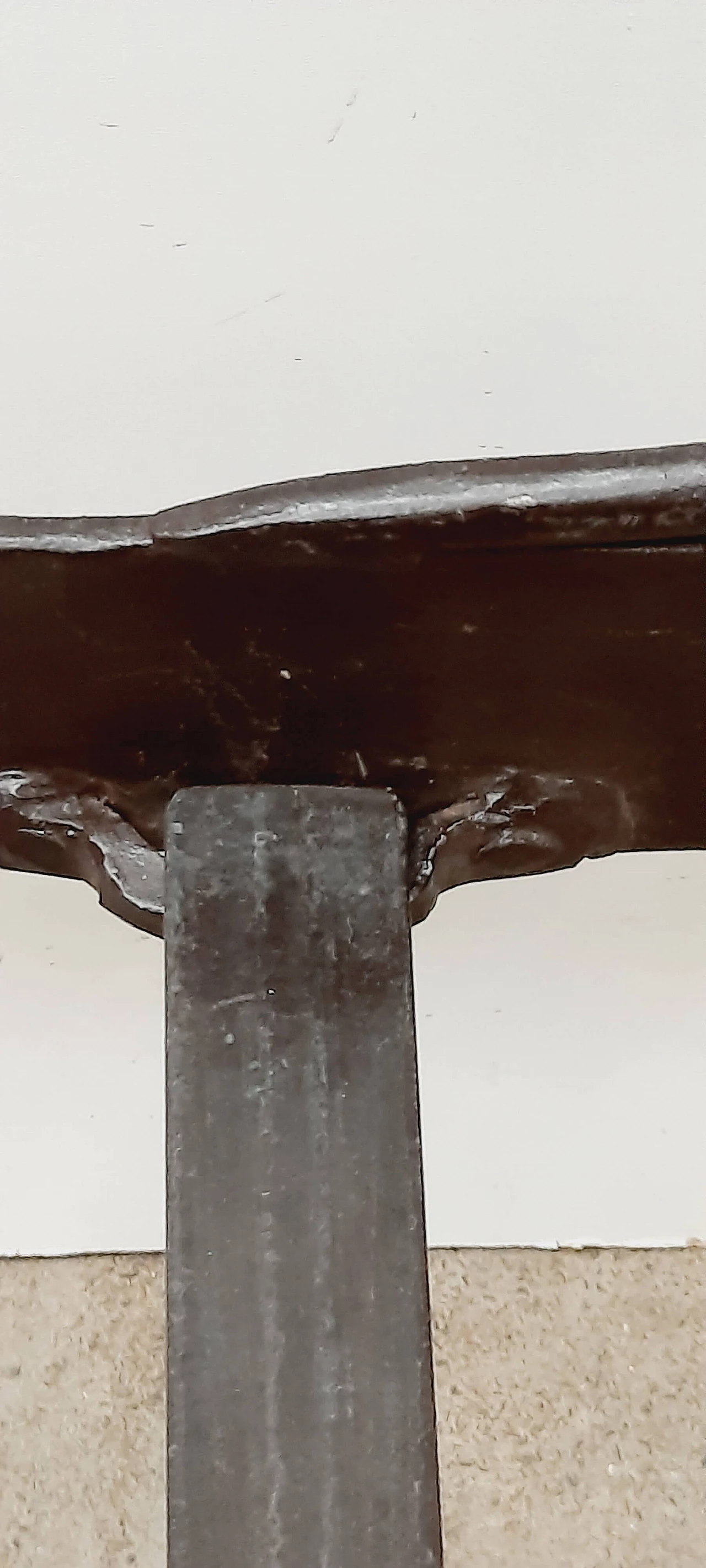 Wrought iron single bed, early 20th century 6