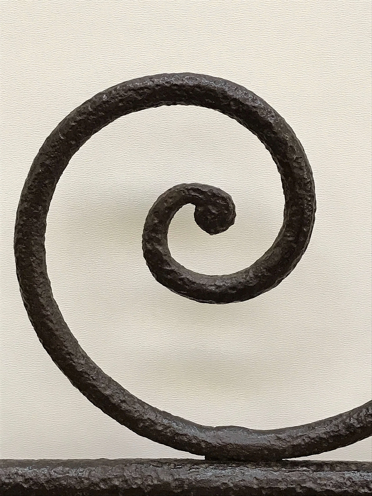 Wrought iron single bed, early 20th century 12