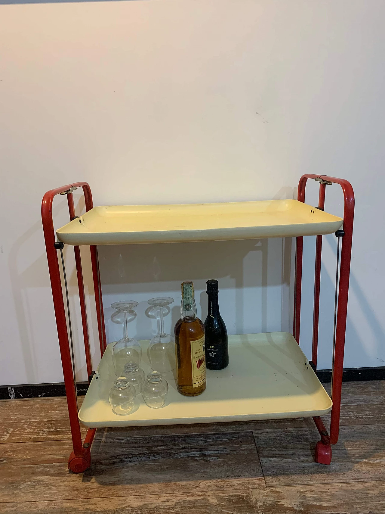 Folding bar cart, 1960s 3