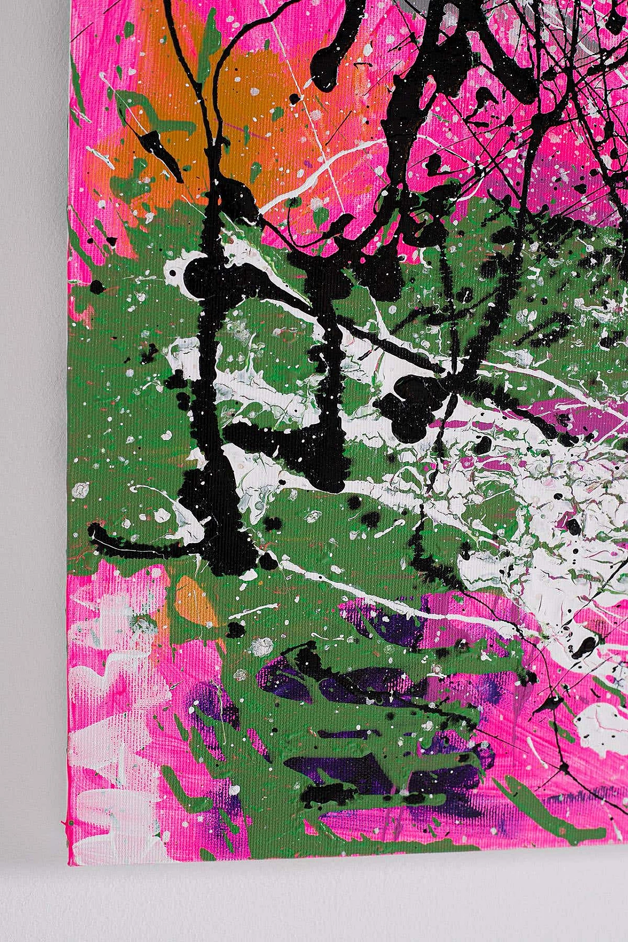 Bomberbax, mixed media, tempera and paint on canvas, 2021 2