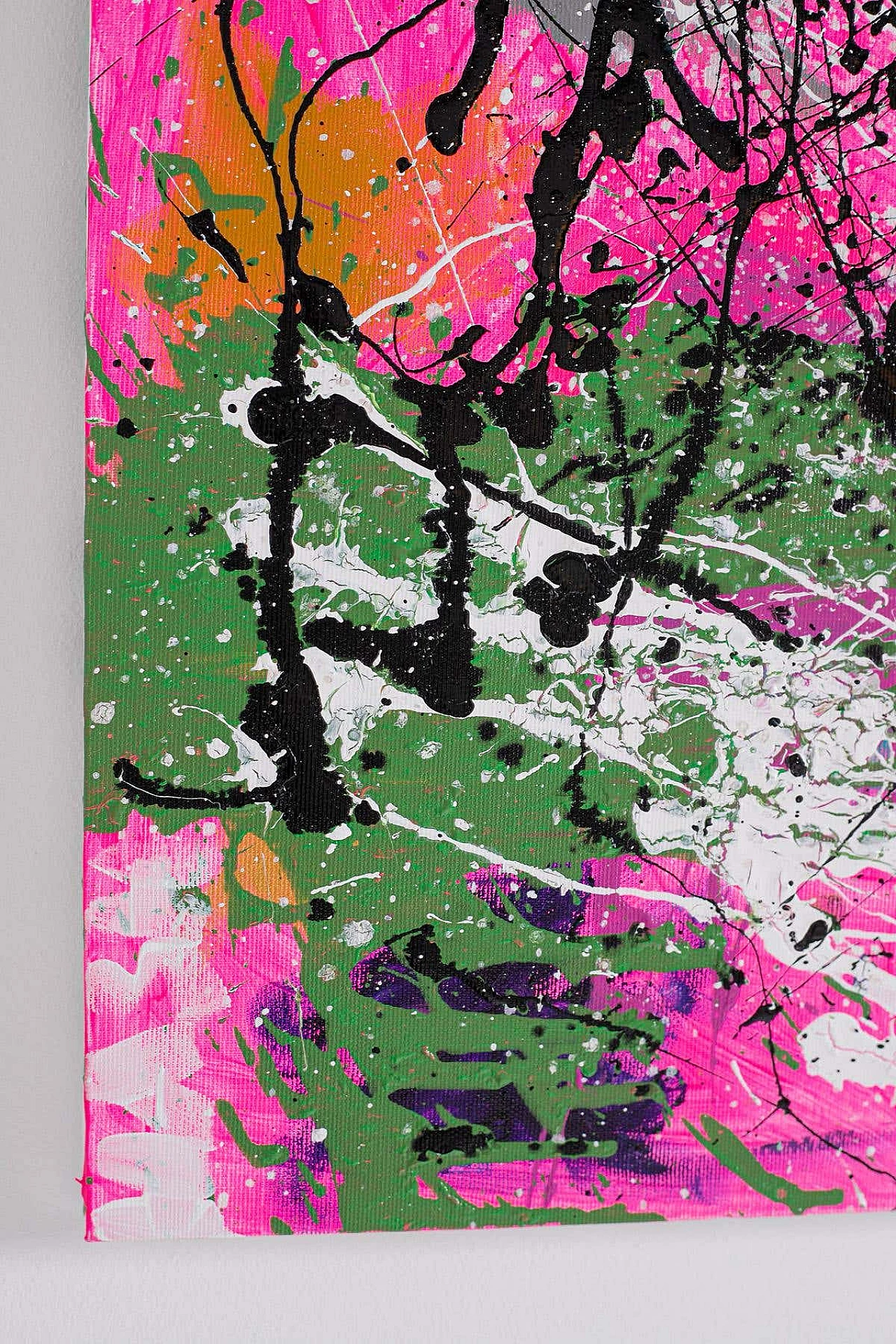 Bomberbax, mixed media, tempera and paint on canvas, 2021 3
