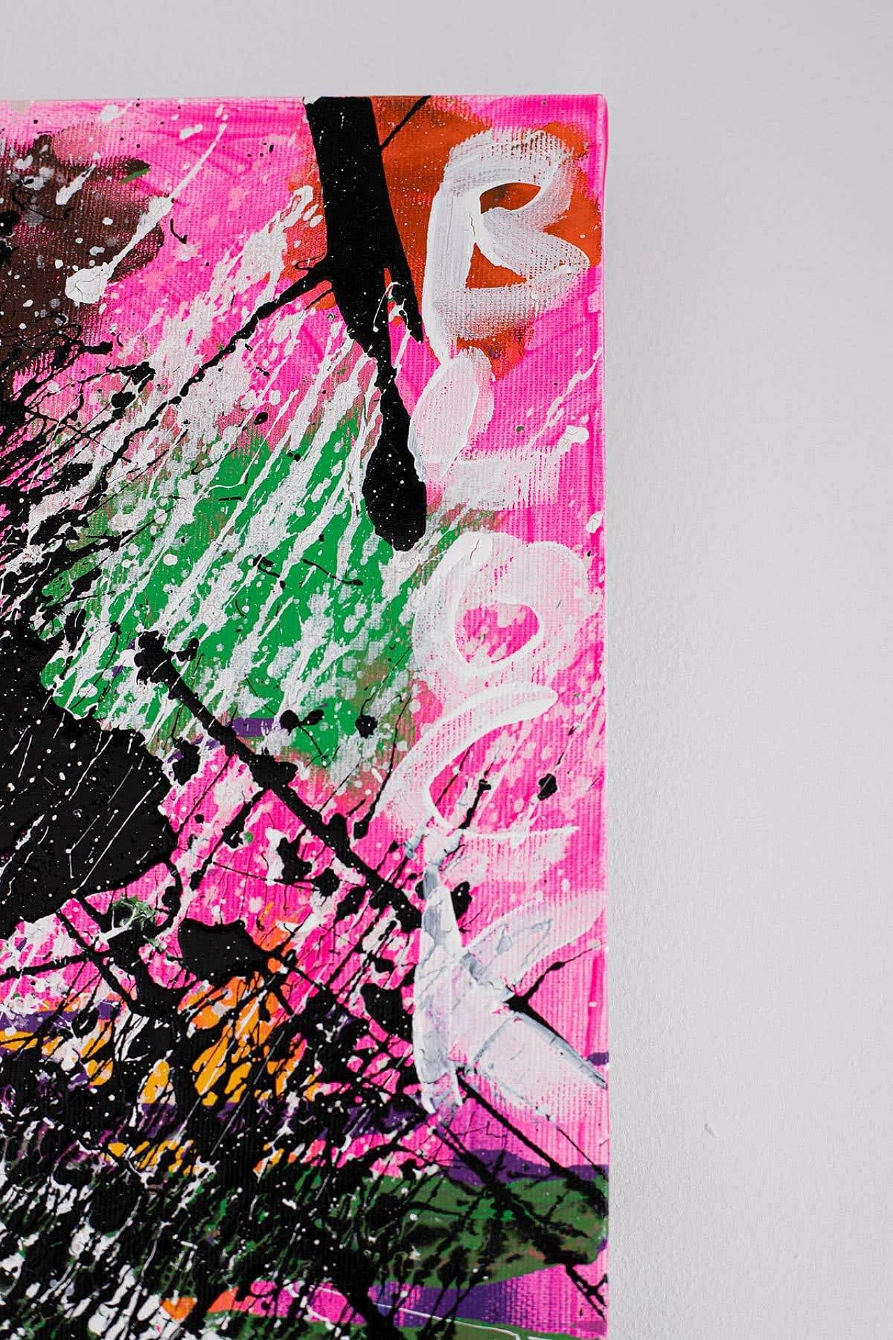 Bomberbax, mixed media, tempera and paint on canvas, 2021 6