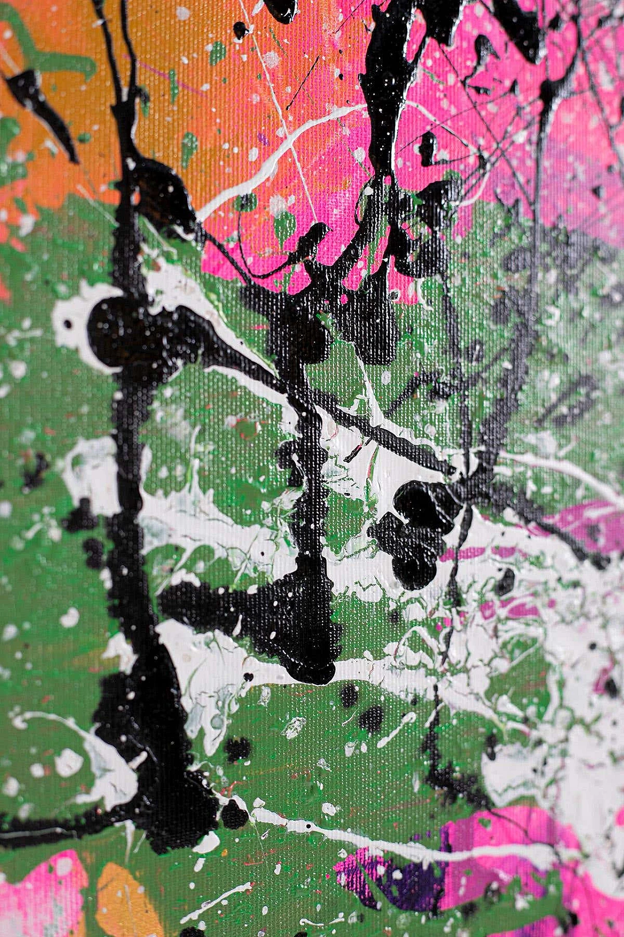 Bomberbax, mixed media, tempera and paint on canvas, 2021 7