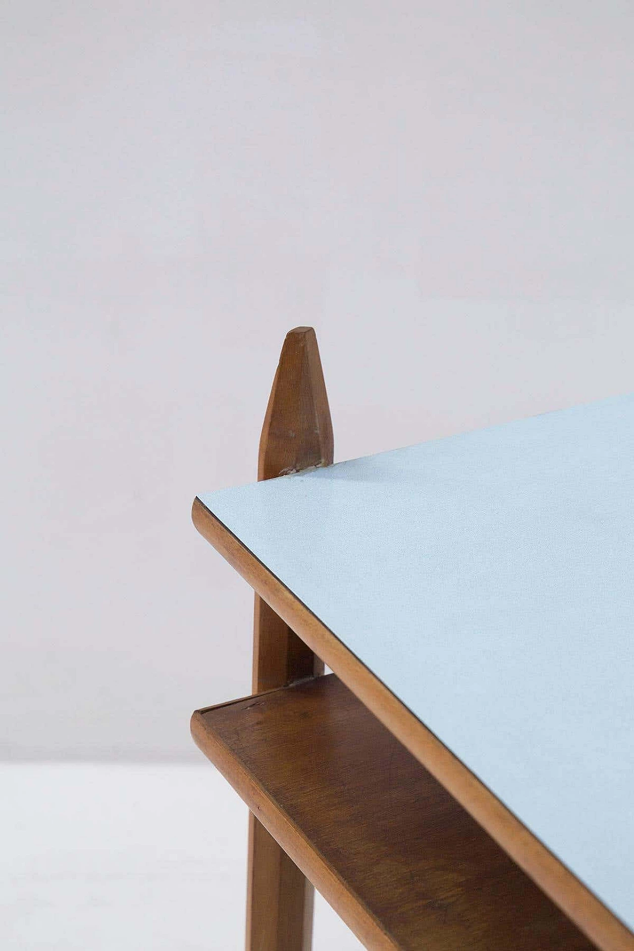 Wooden desk with laminate top, 1950s 3