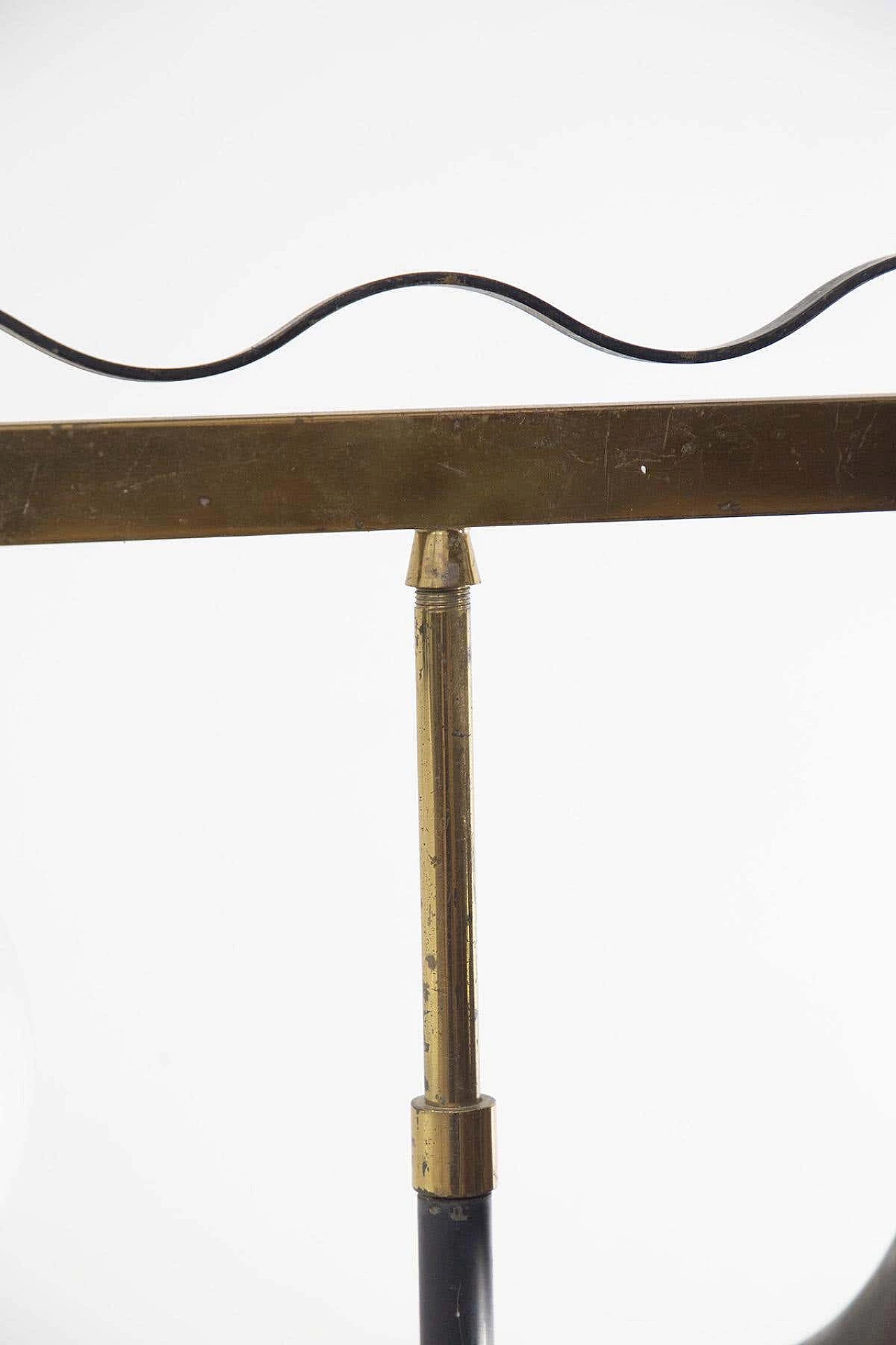 Brass and marble table lamp, 1950s 6