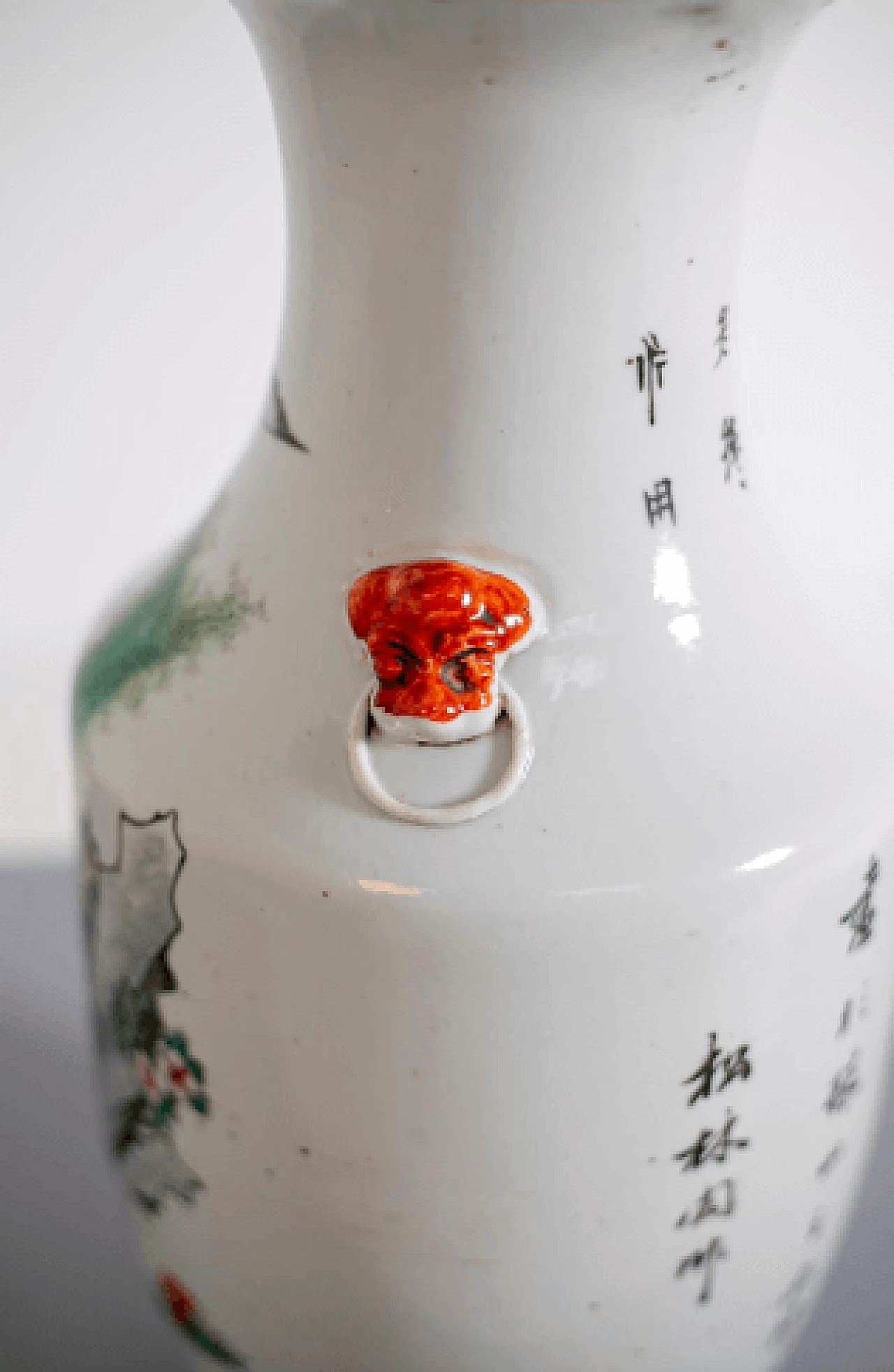 Vaso cinese in porcellana dipinta, inizio '800 3