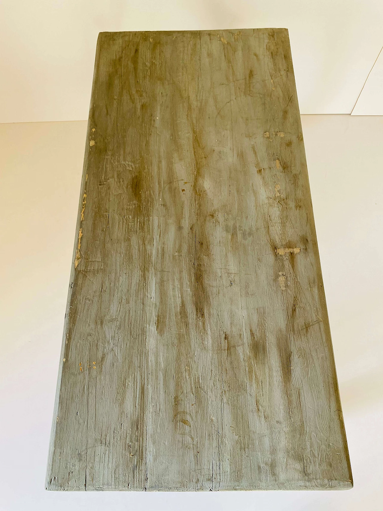 Tavolo da pranzo fratino francese in legno in stile rustico, anni '50 8