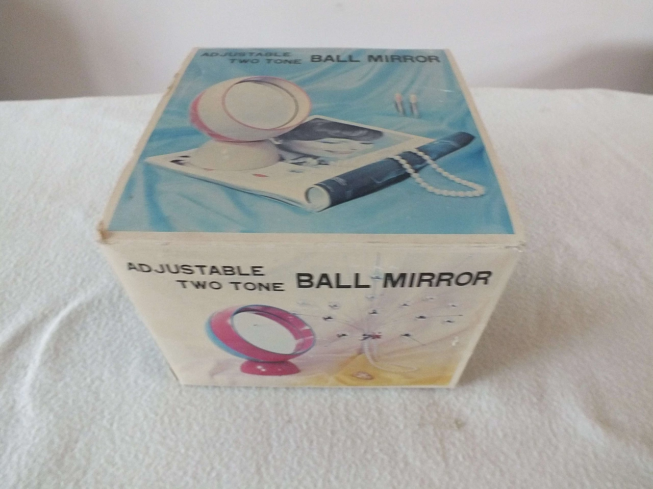 Specchio a sfera giapponese in scatola, anni '70 7