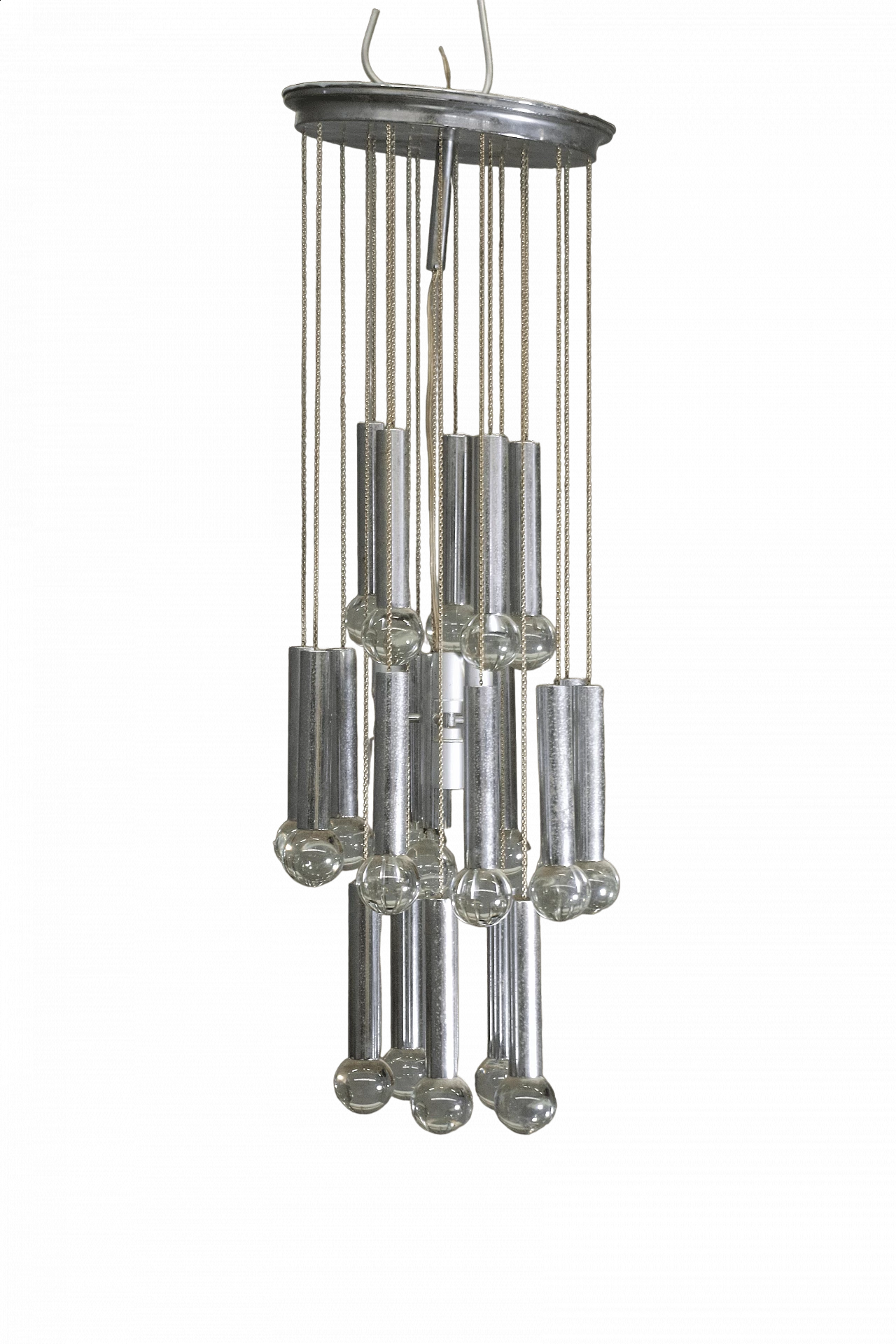 Gaetano Sciolari hanging chandelier, 1970s 8