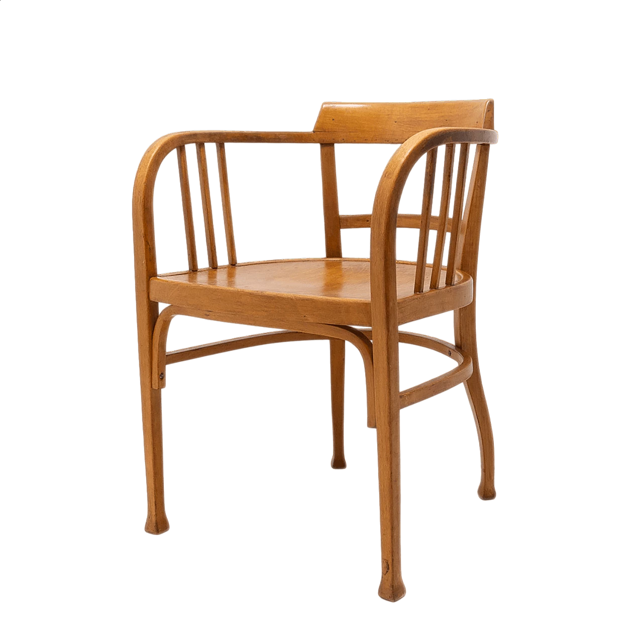 Vienna secession armchair Thonet, designed by Gustav Siegel, 1905 14