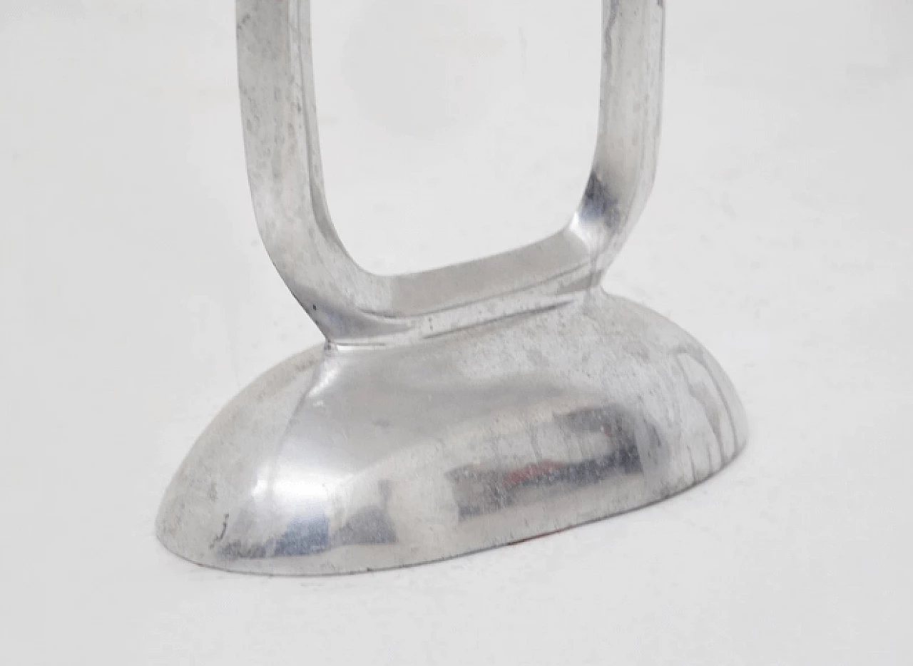 Scultura geometrica in acciaio, anni '50 3