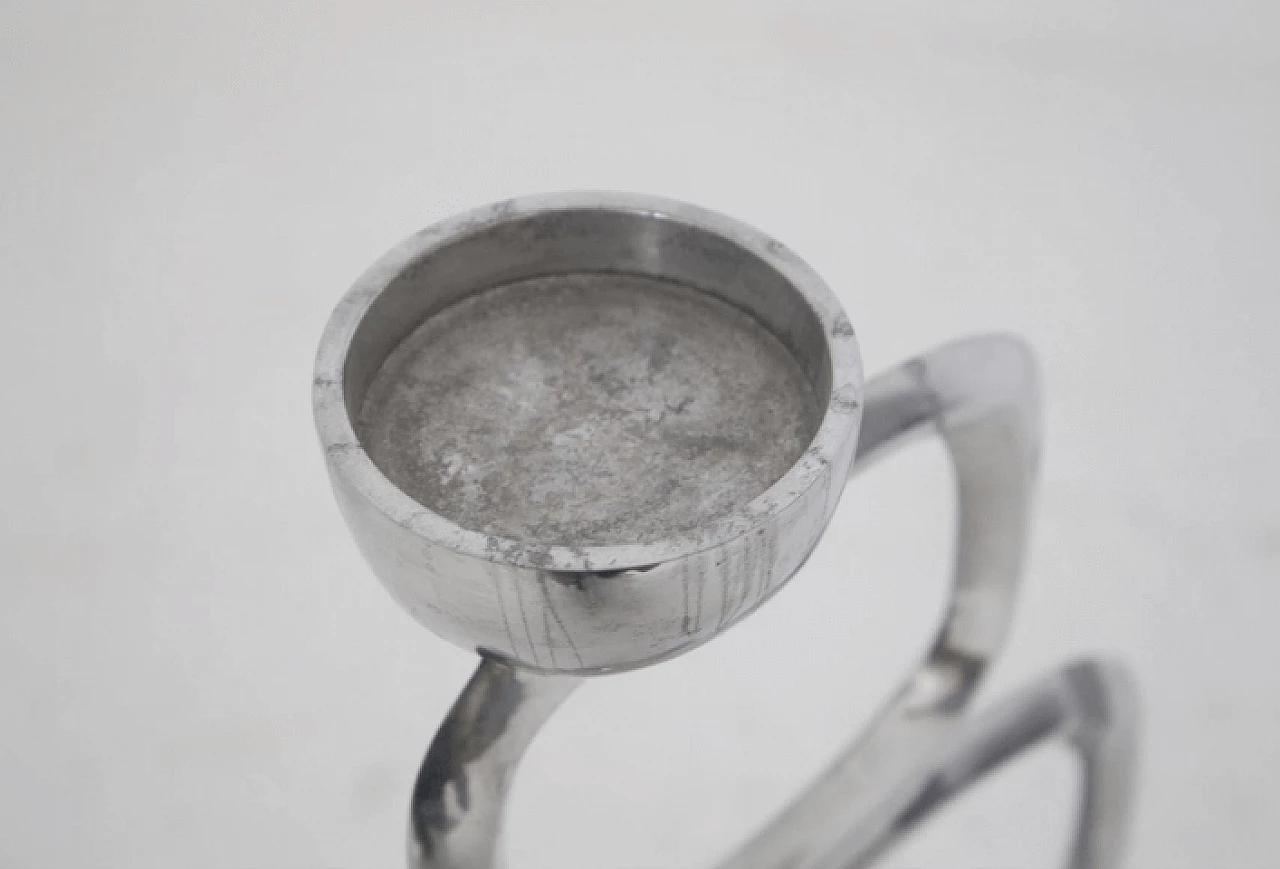 Scultura geometrica in acciaio, anni '50 6