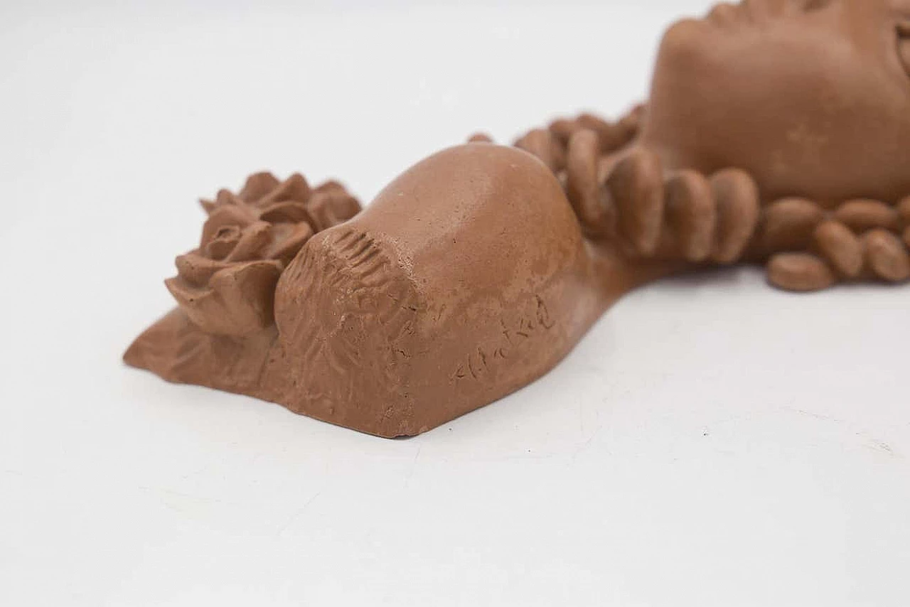 Terracotta sculpture of a woman attributed to Gio Ponti, 1950s 2