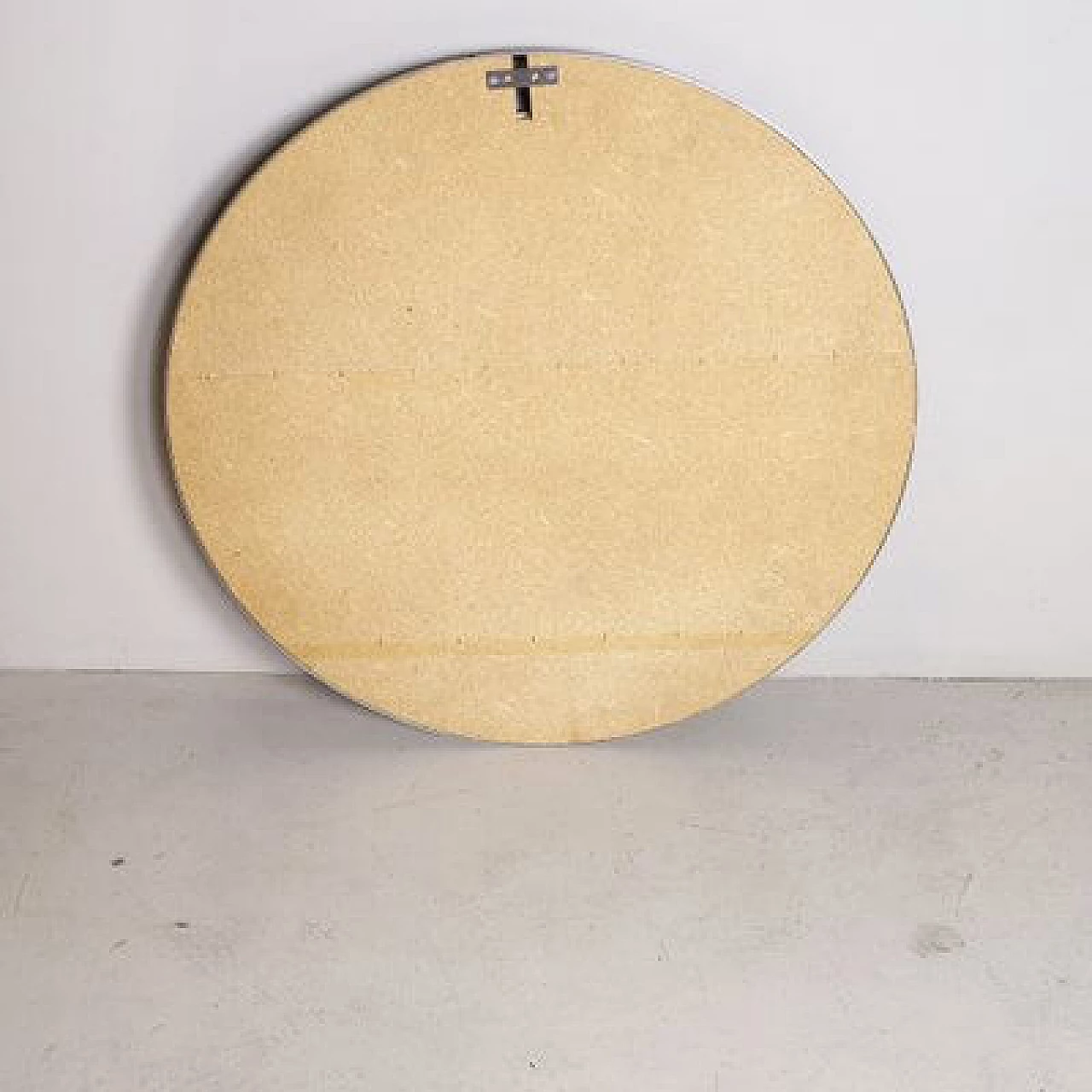 Round aluminum mirror by Sergio Mazza for Artemide, 1960s 5