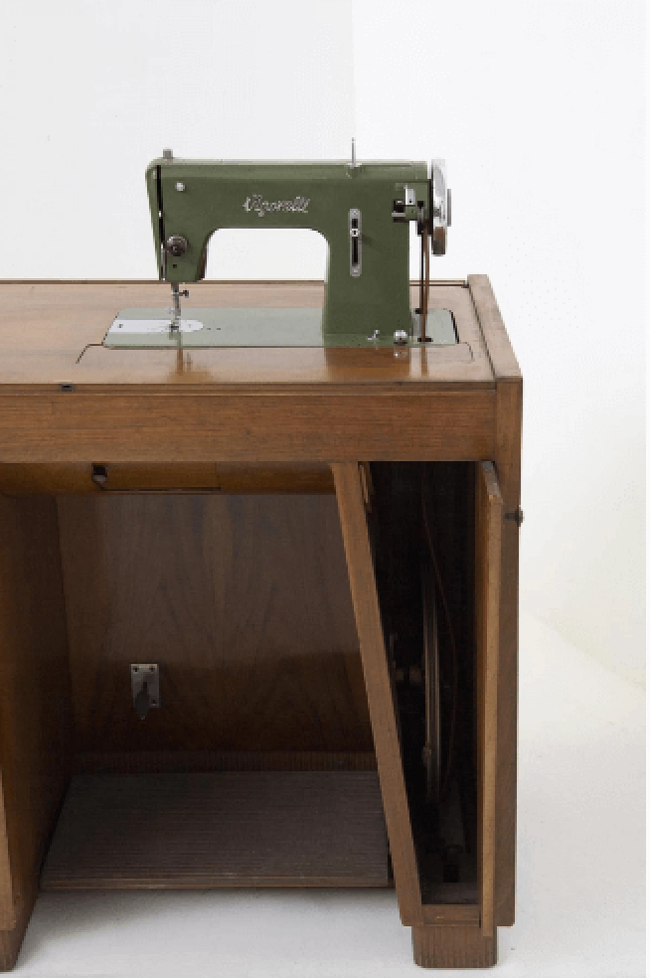 Scrivania convertibile in tavolo da cucito di Vigorelli, anni '50 10