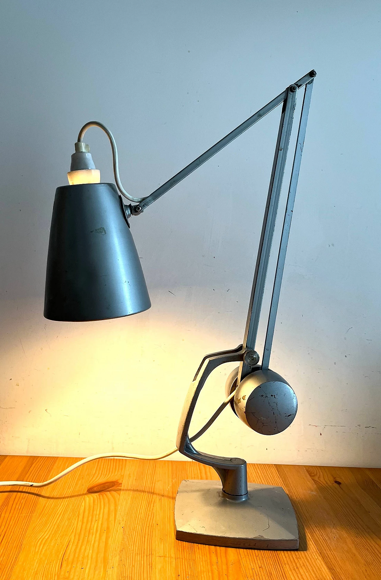 Simplus table lamp by Hadrill & Horstmann, 1950s 12