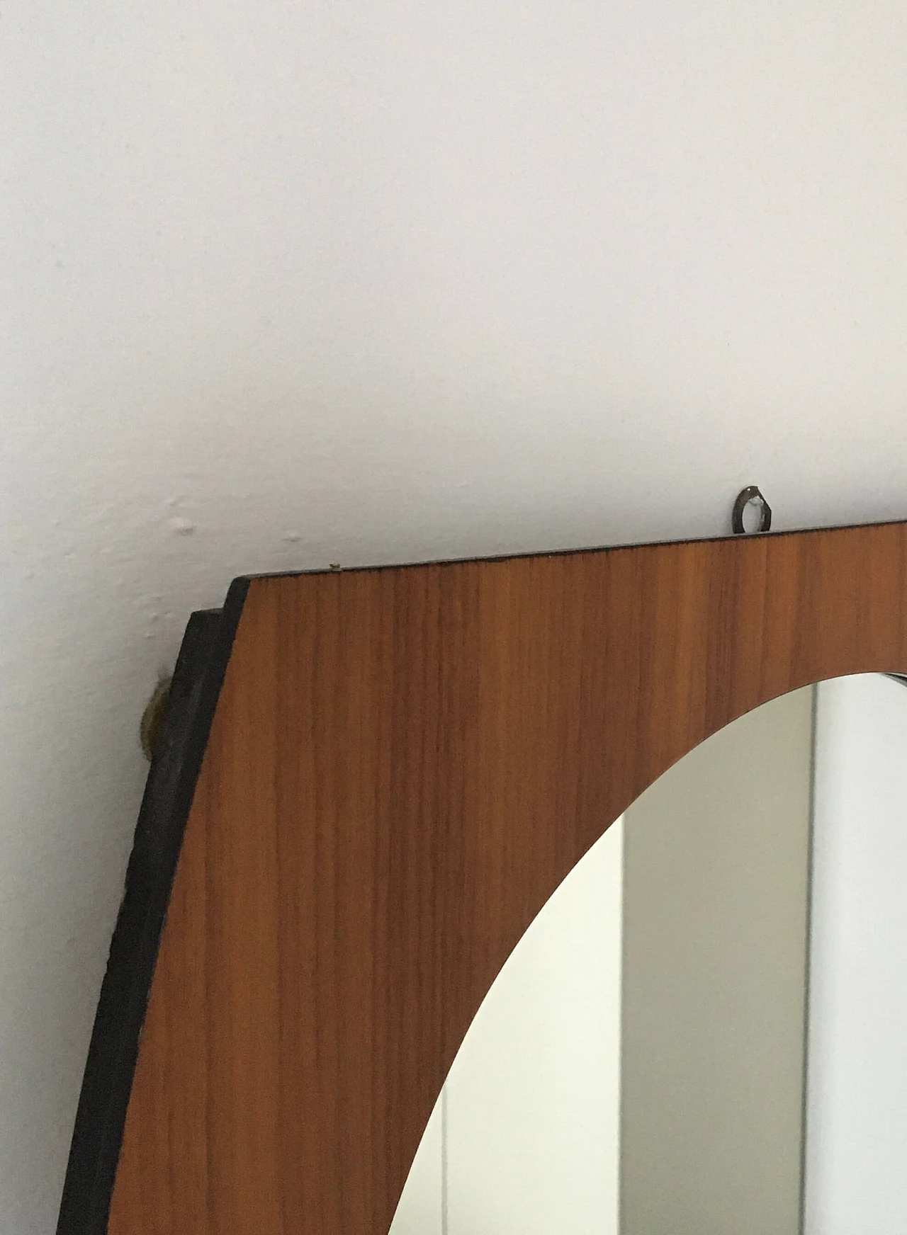 Mirror with teak frame by Gianfranco Frattini, 1960s 4