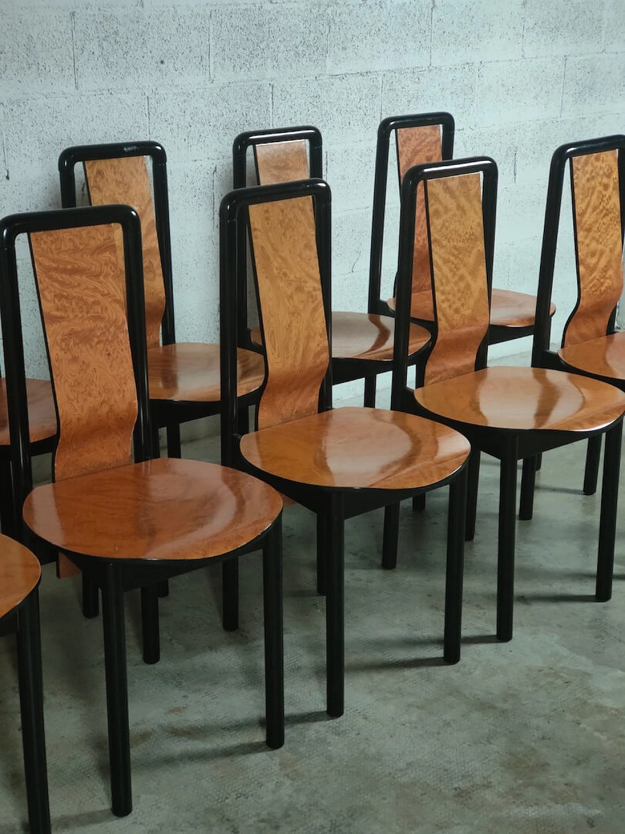 12 Sedie da pranzo di Pierre Cardin, anni '60 4
