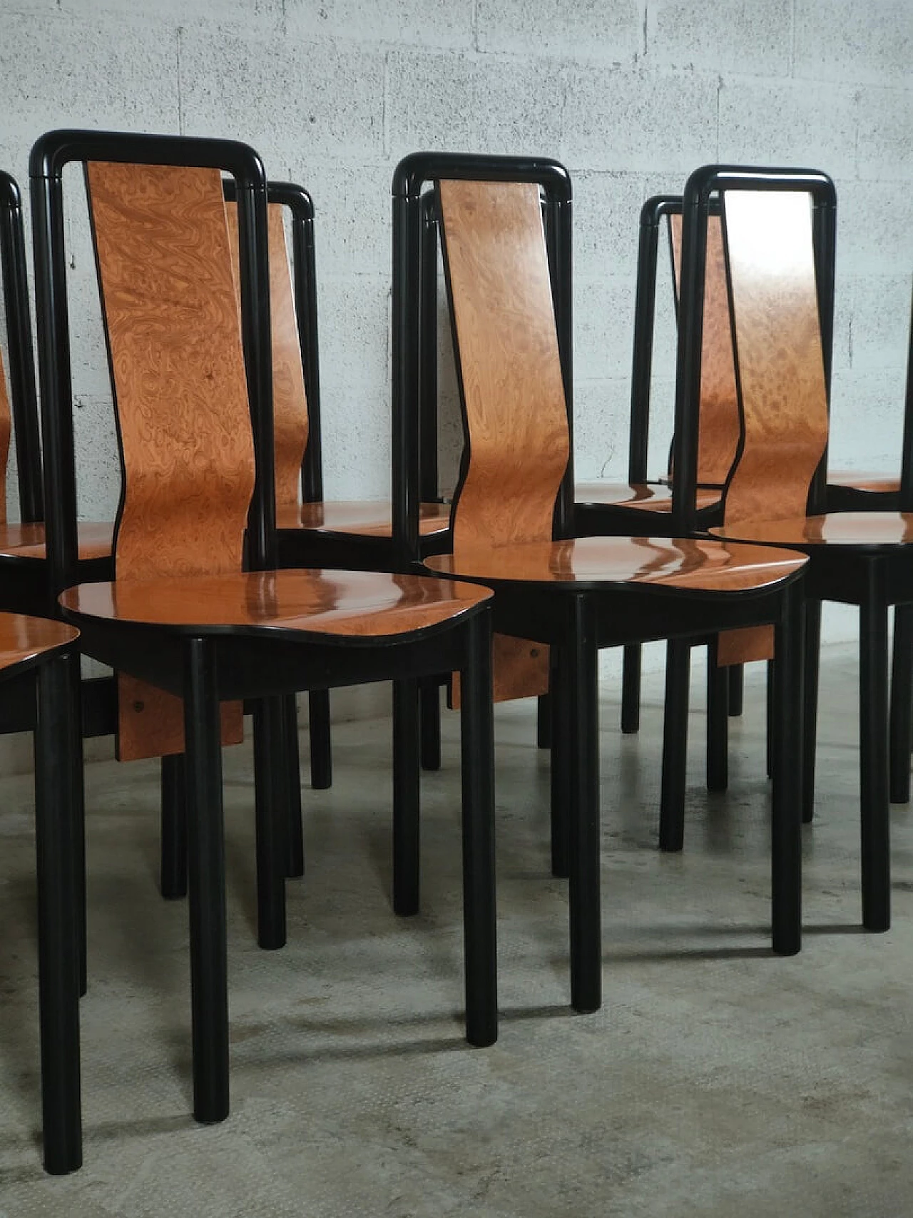12 Dining chairs by Pierre Cardin, 1960s 5