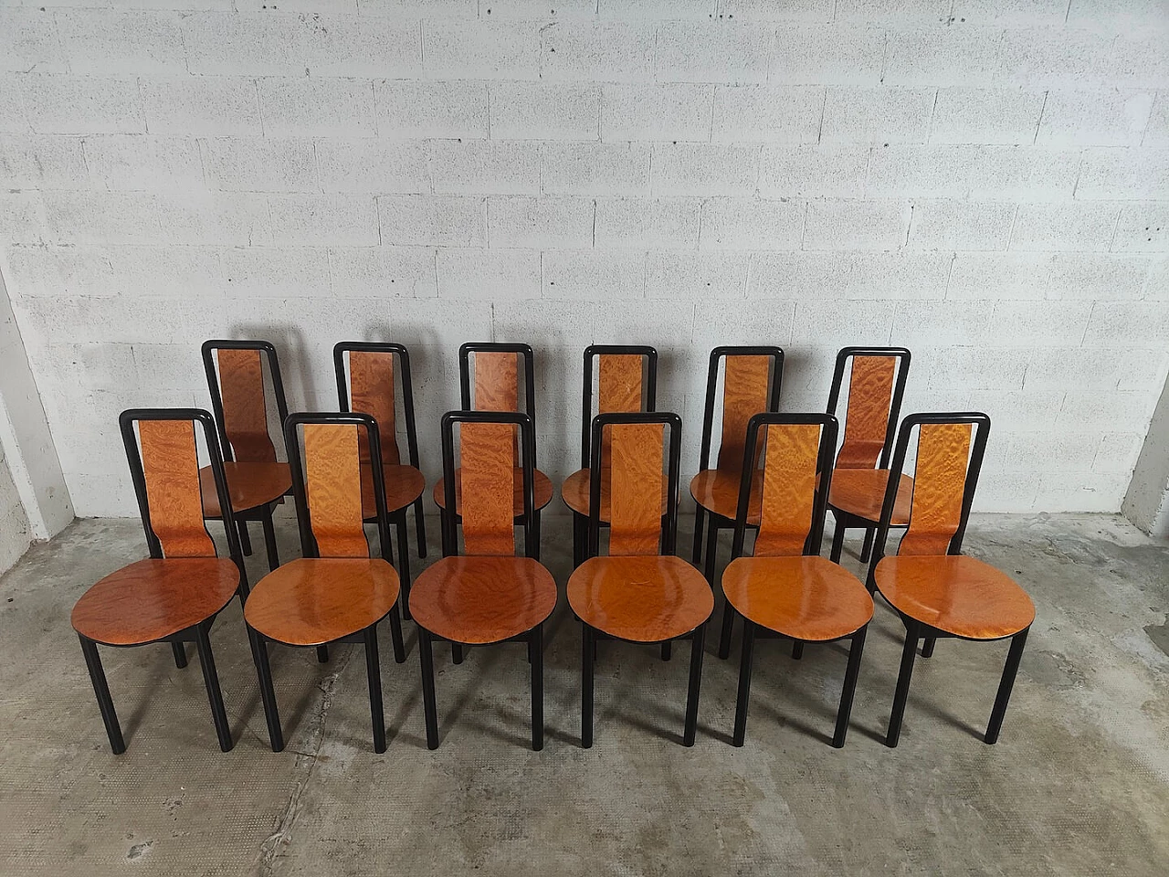 12 Dining chairs by Pierre Cardin, 1960s 6