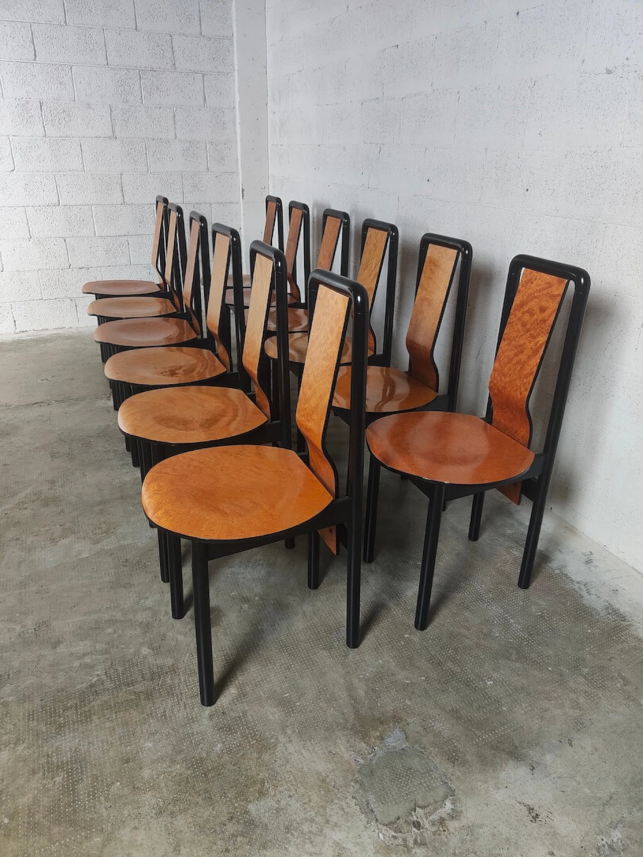 12 Dining chairs by Pierre Cardin, 1960s 7