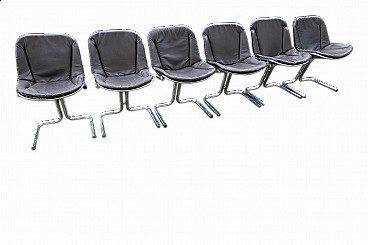 6 Chairs by Gastone Rinaldi for Rima, 1970s