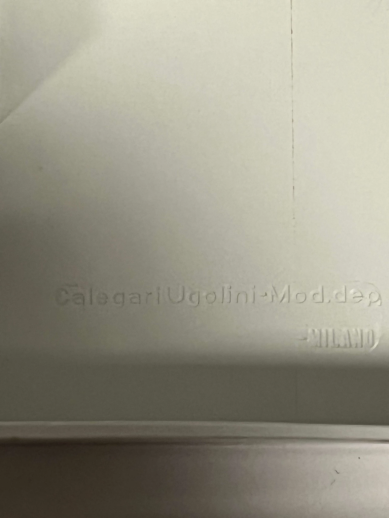 Calendario perpetuo da parete in plastica, anni '70 3