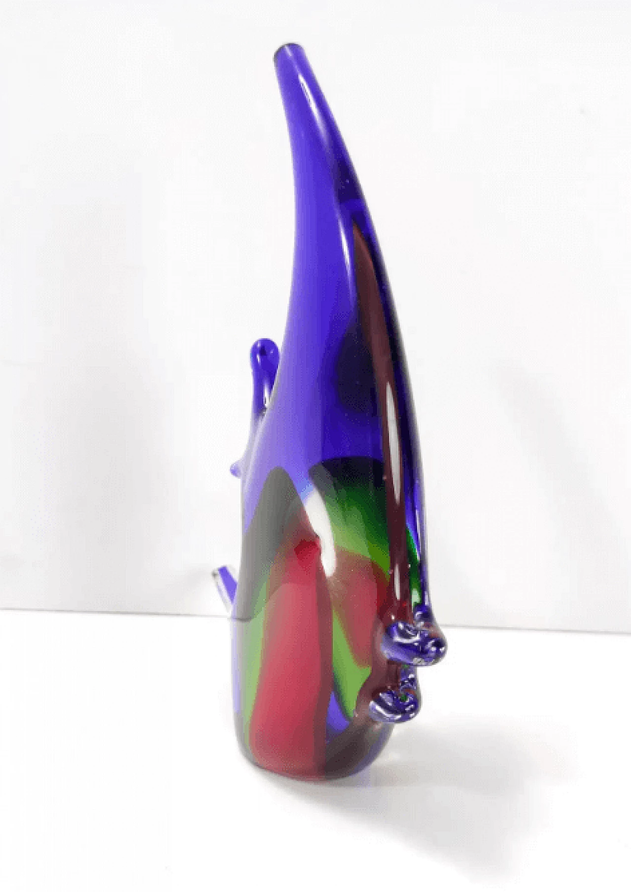 Fish-shaped coloured Murano glass sculpture by La Murrina, 1980s 5