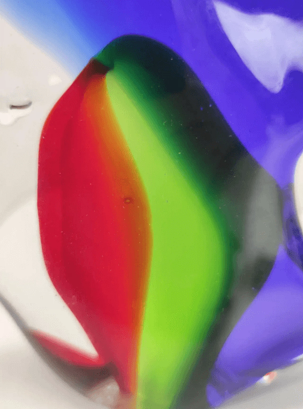 Fish-shaped coloured Murano glass sculpture by La Murrina, 1980s 7