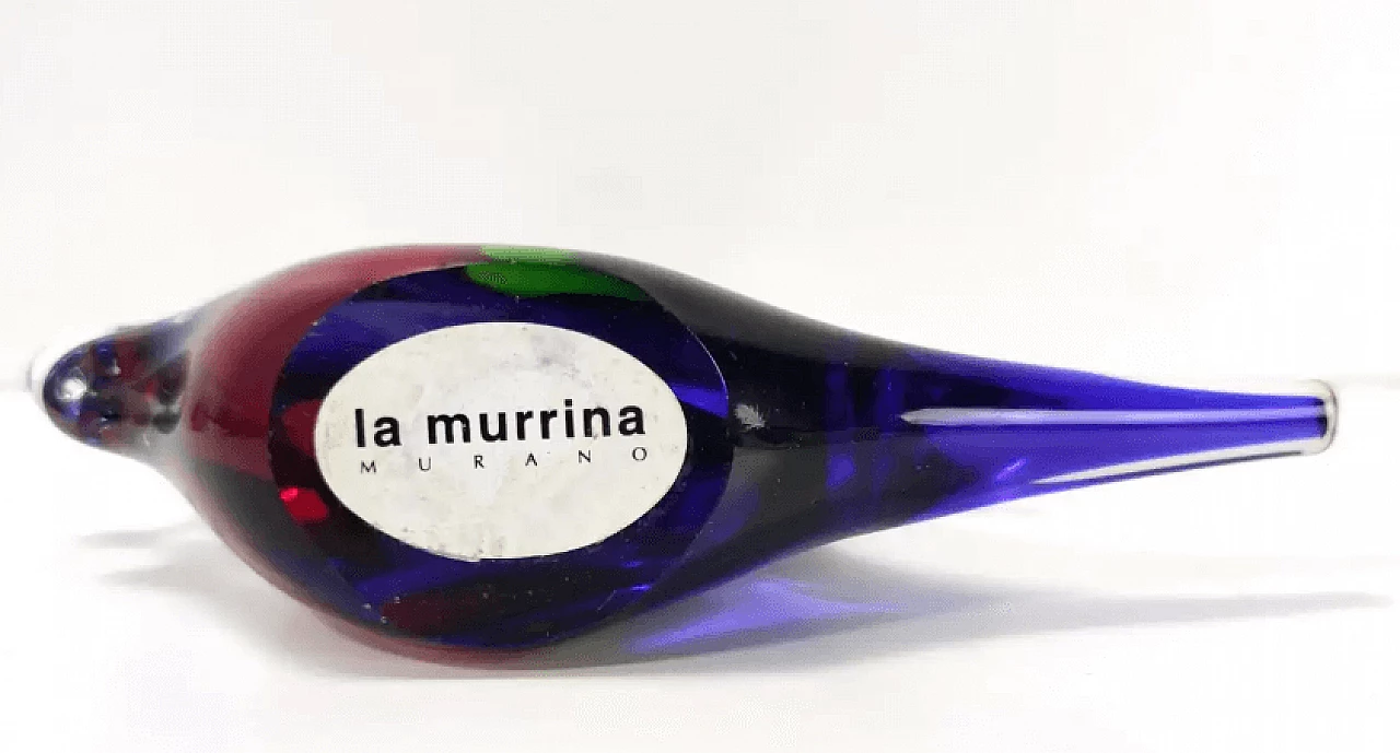 Fish-shaped coloured Murano glass sculpture by La Murrina, 1980s 8