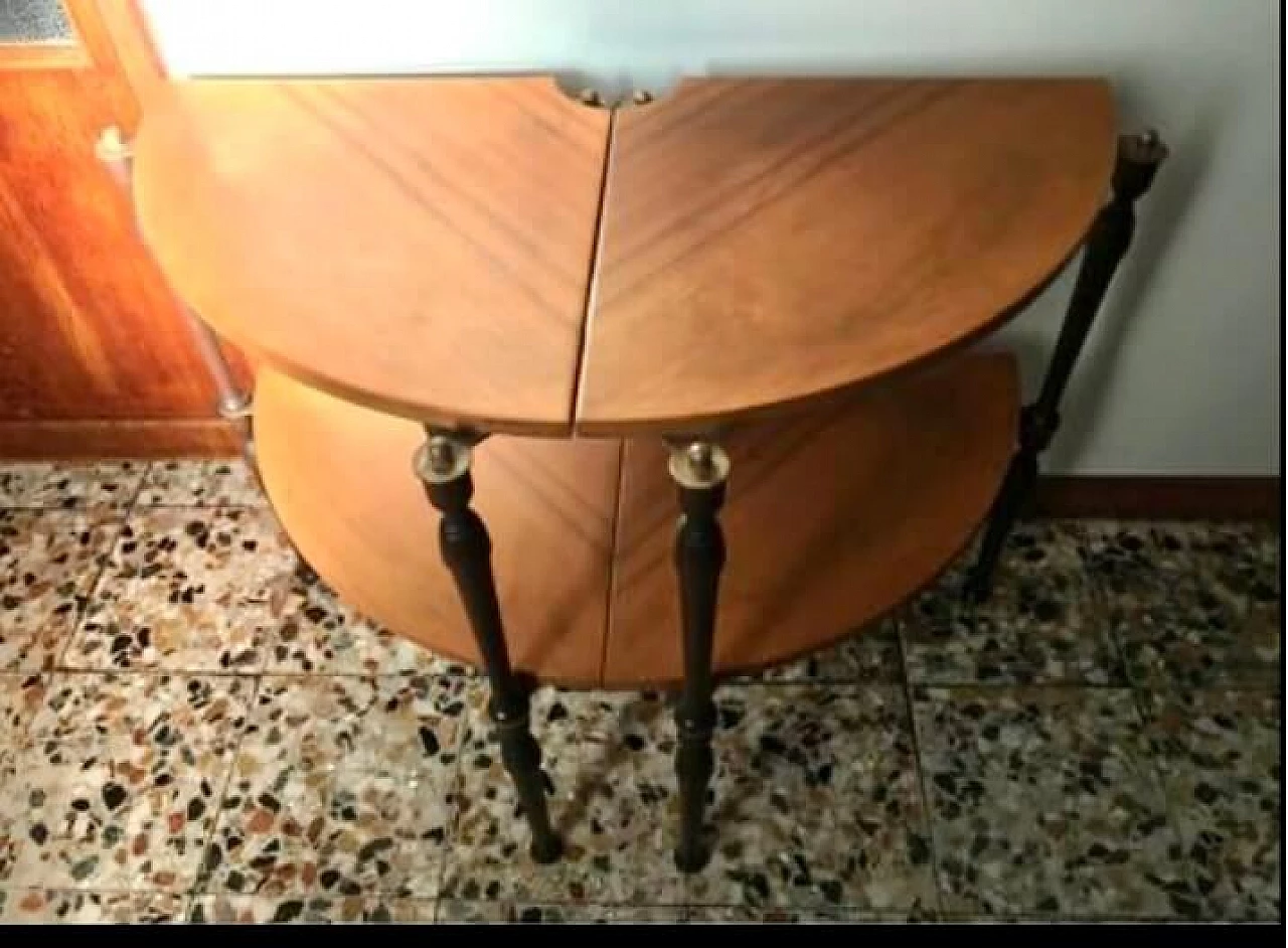 Round modular teak coffee table, 1960s 5