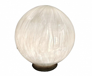 Blown Murano glass table lamp by La Murrina with murrine, 1980s