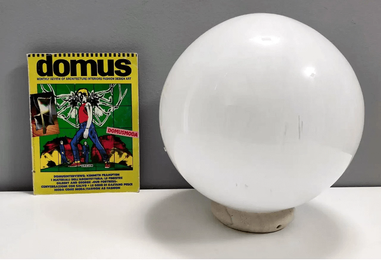 Blown Murano glass table lamp by La Murrina with murrine, 1980s 2