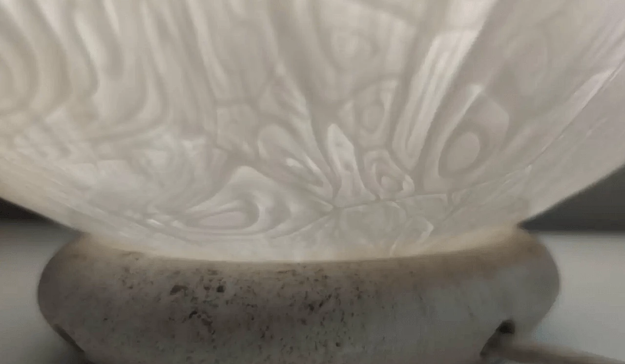 Blown Murano glass table lamp by La Murrina with murrine, 1980s 5