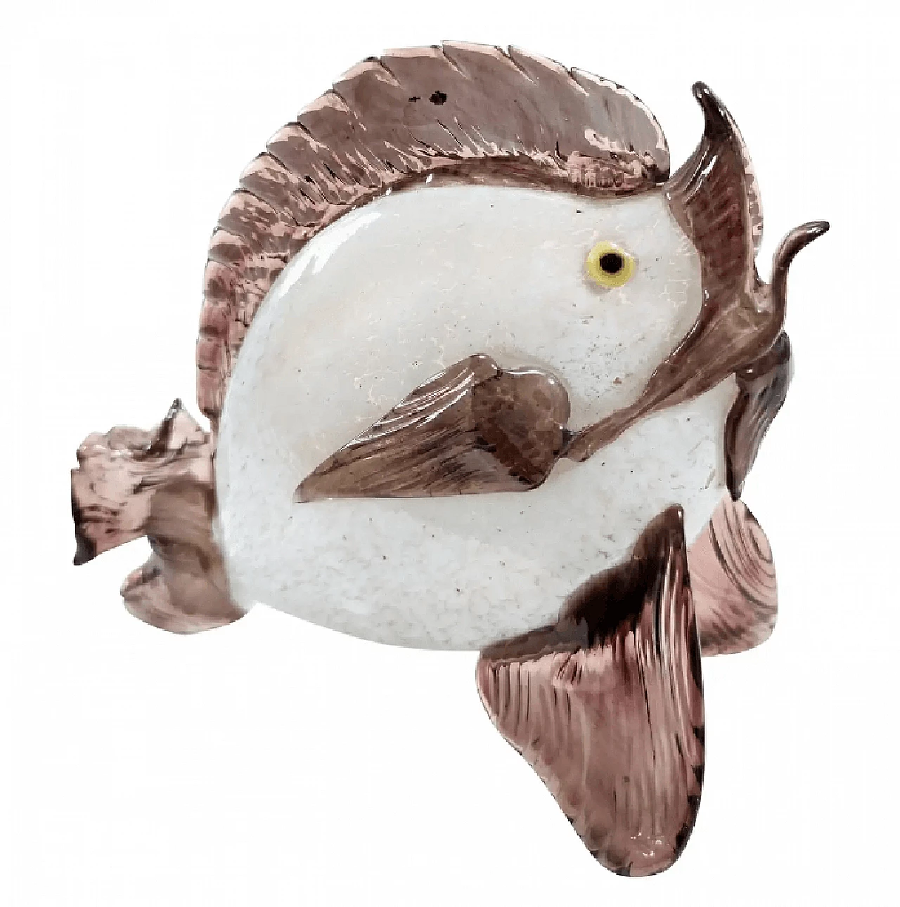 Fish-shaped Murano glass sculpture by Vetreria Toso, 1930s 1
