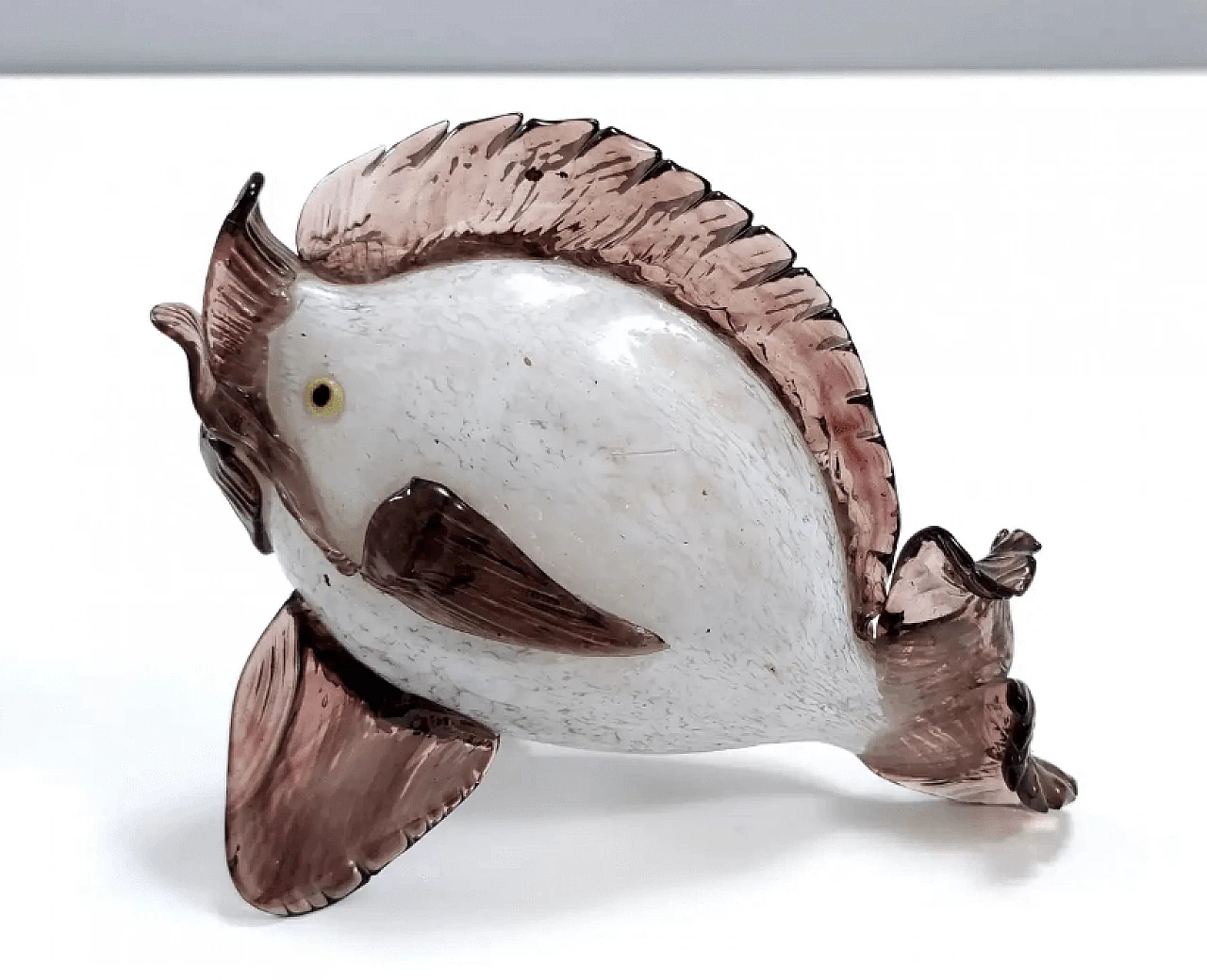 Fish-shaped Murano glass sculpture by Vetreria Toso, 1930s 4