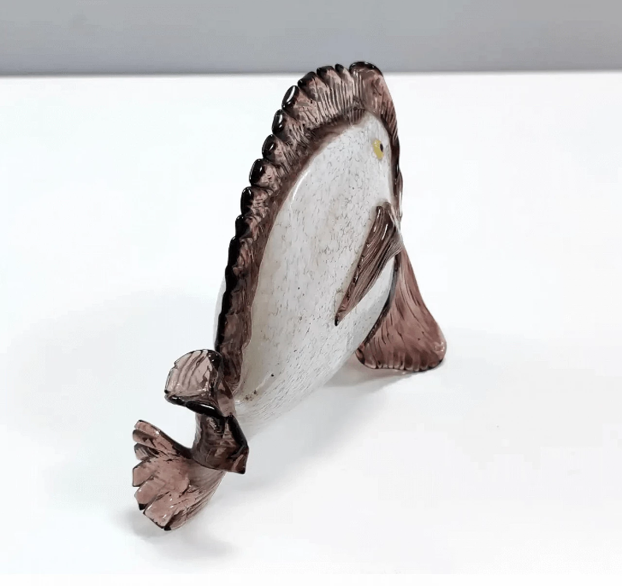 Fish-shaped Murano glass sculpture by Vetreria Toso, 1930s 5