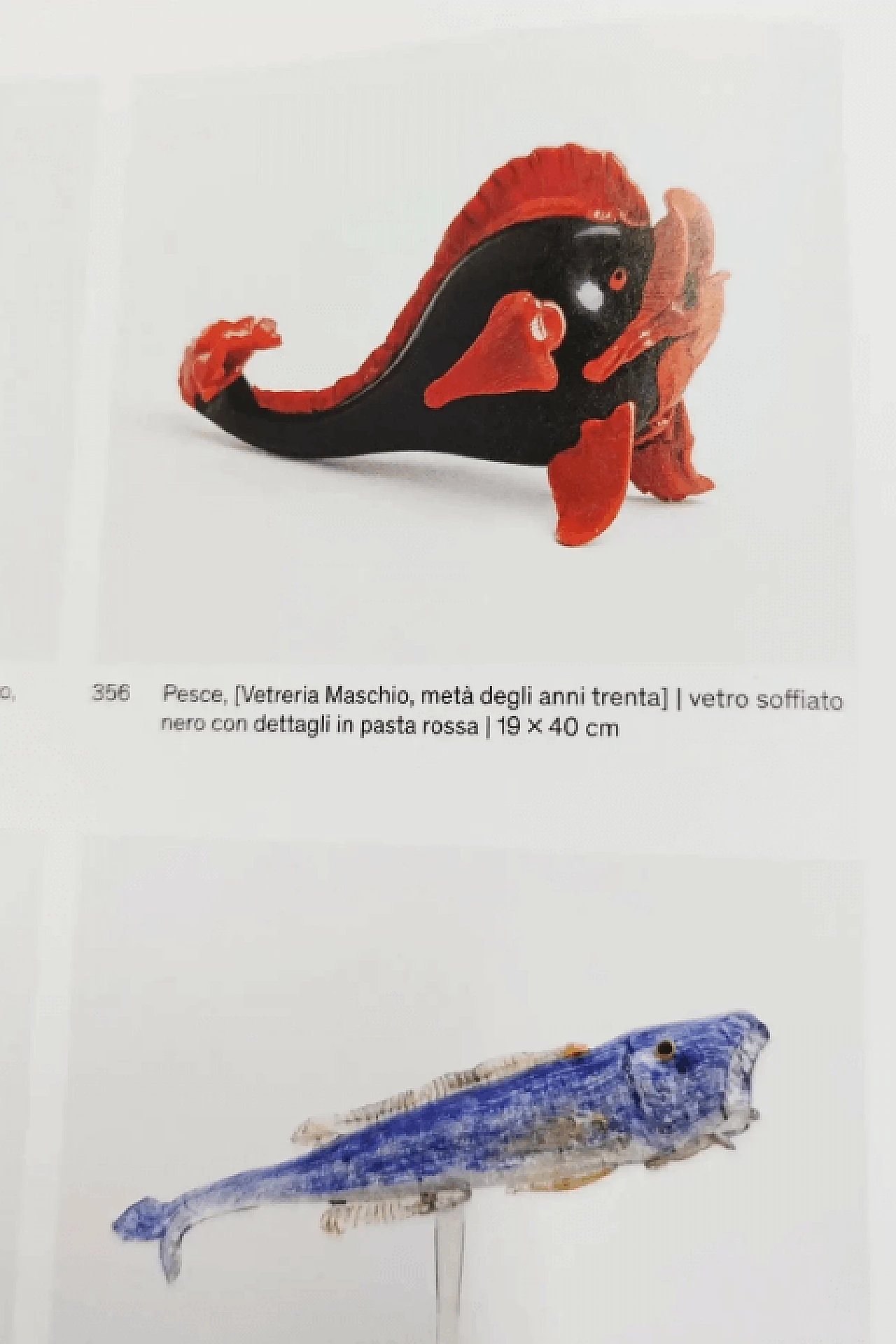 Fish-shaped Murano glass sculpture by Vetreria Toso, 1930s 11