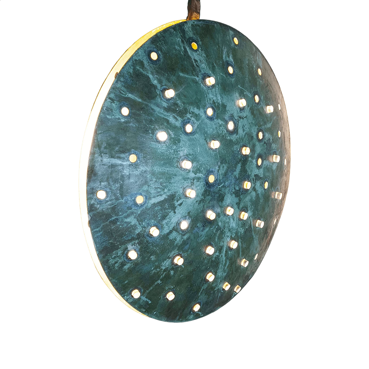 Gong sculptural metal chandelier by Cellule Creative Studio, 2000s 16